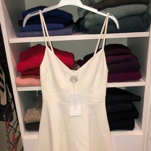 Likely White Cutout Mini Dress